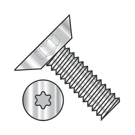 Usa Industrials #12-24 x 1/2 in Torx Flat Machine Screw, Plain 18-8 Stainless Steel BULK-SCRW-7454